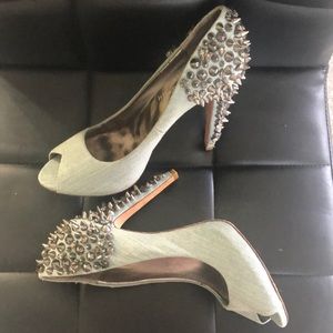 Sam Edelman Open Toe Studded Heals